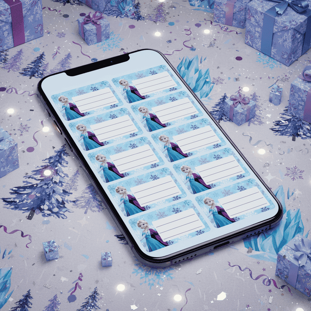 Etiquetas escolares personalizables